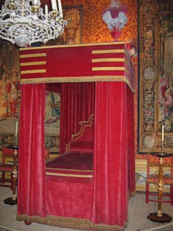 Chambre de Nicolas Fouquet.